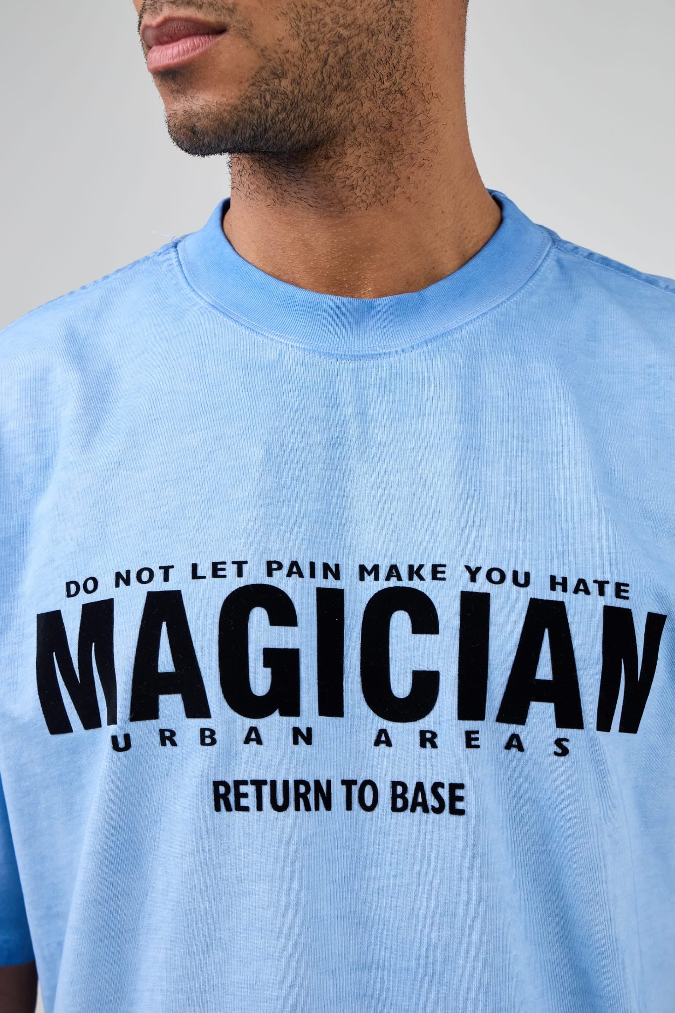 T-shirt blauw