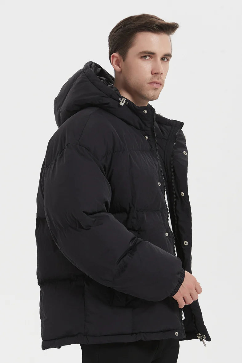 Gewatteerde Panelen Parka black