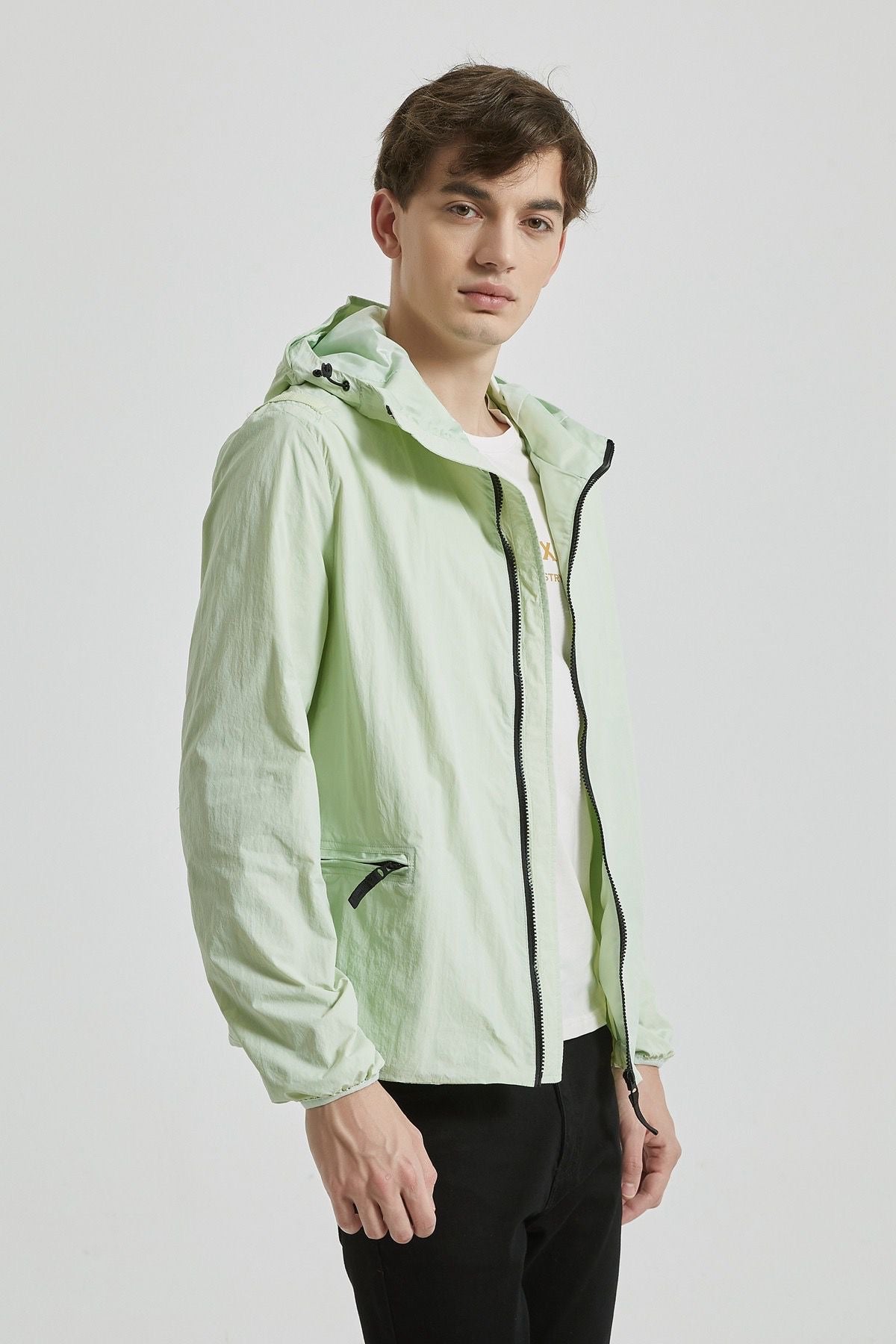 Lente jas heren mintgroen