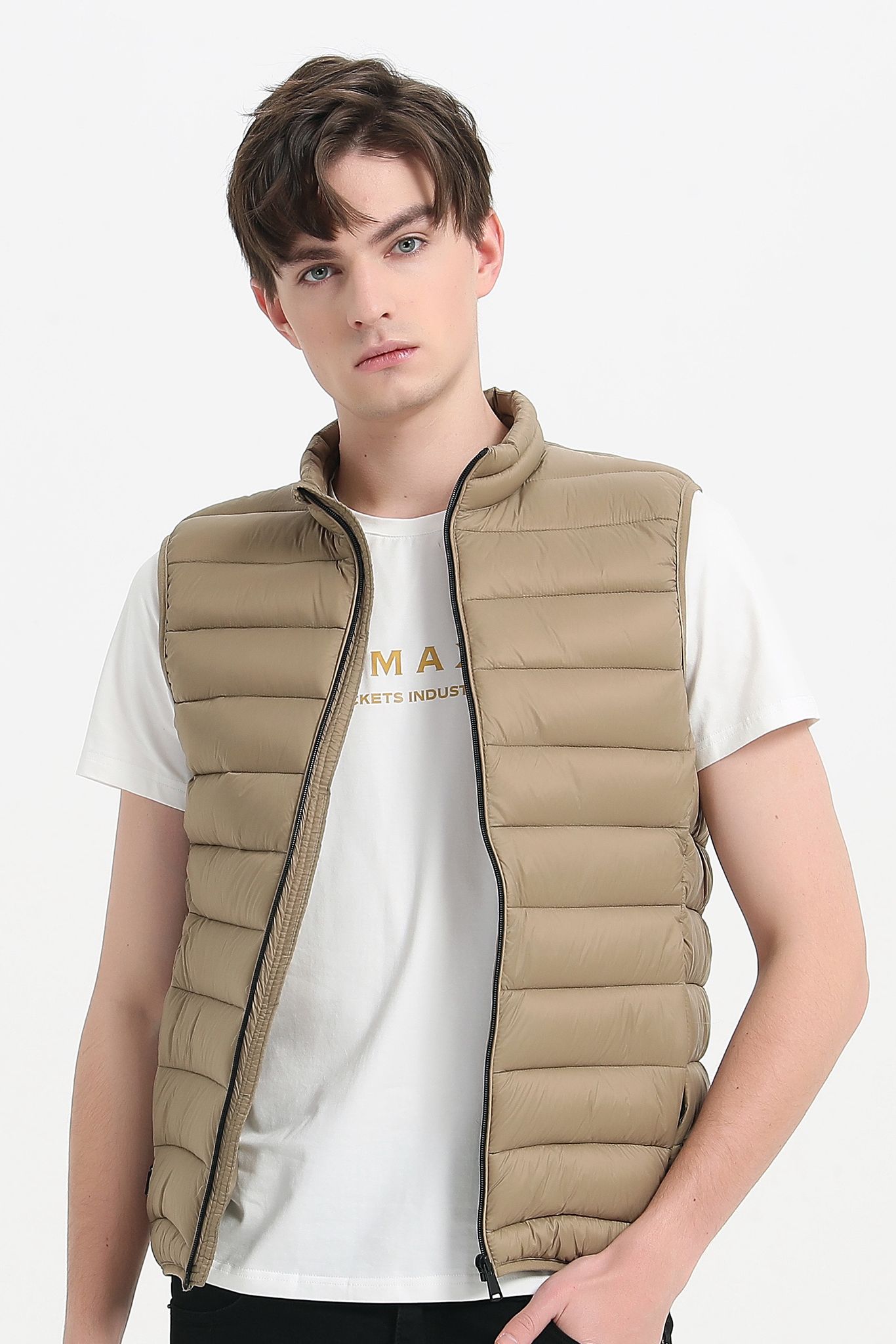 Bodywarmer beige