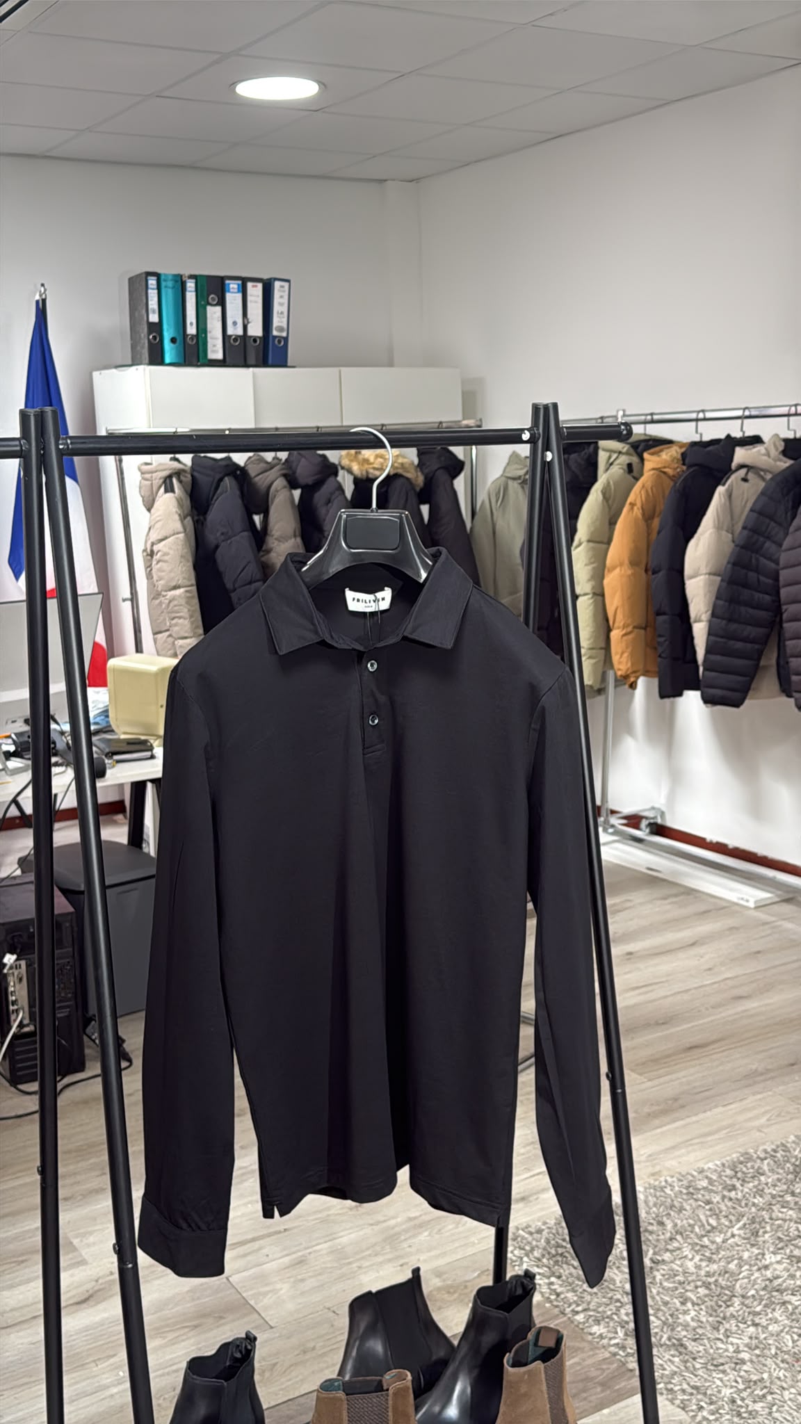 Polo trui zwart