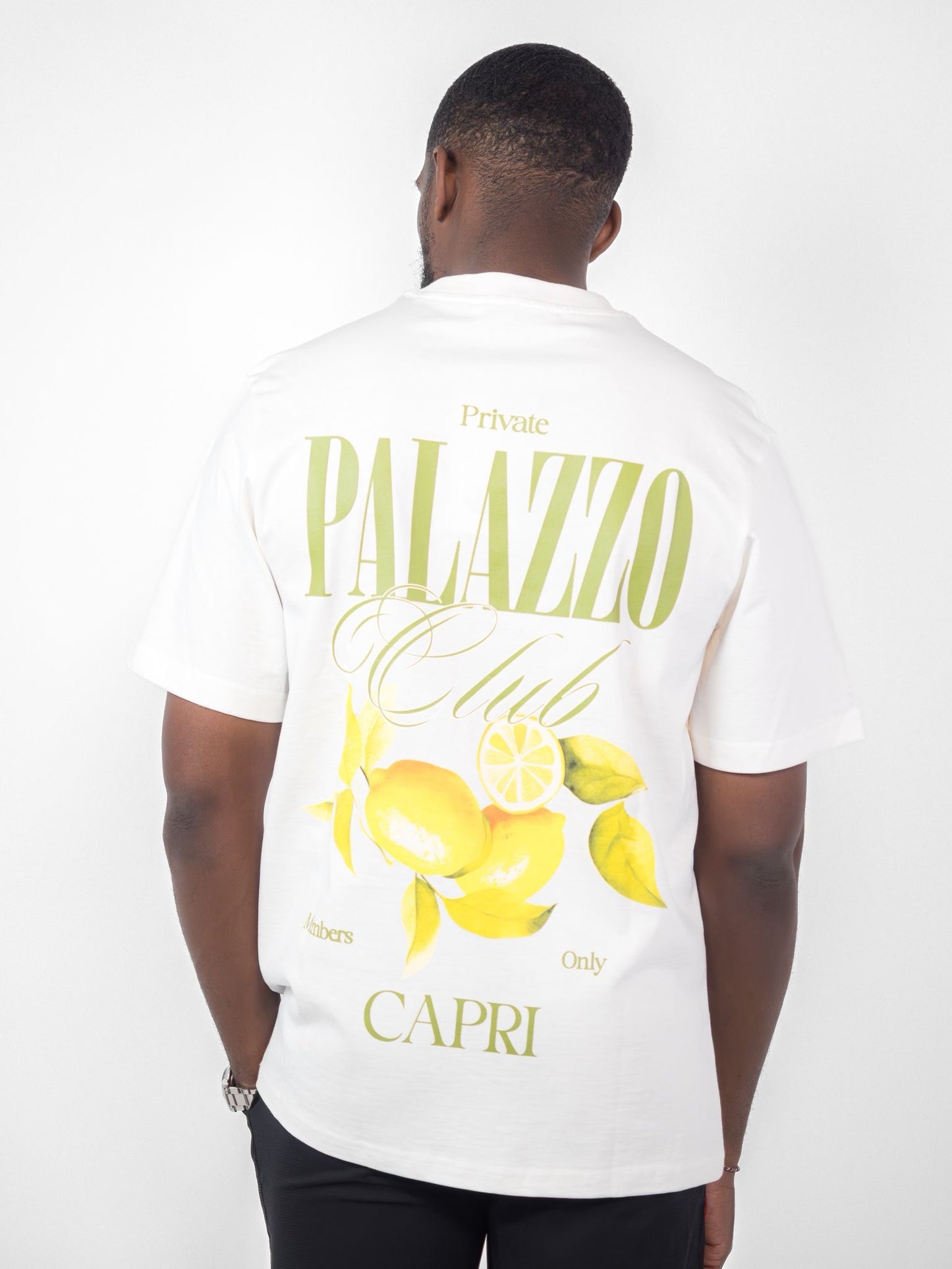 T-shirt paradise (gebroken wit)