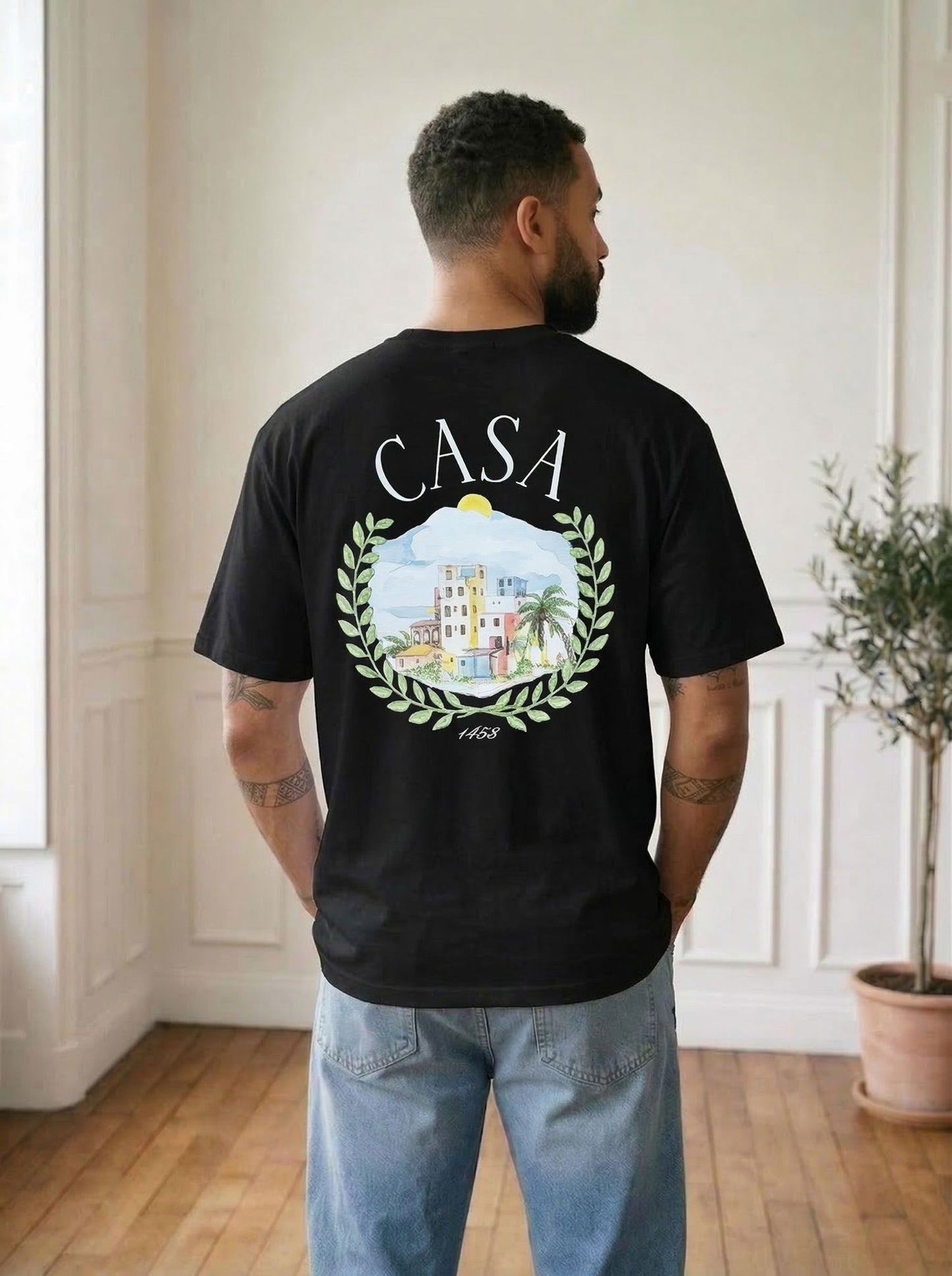 T-shirt CASA (wit)
