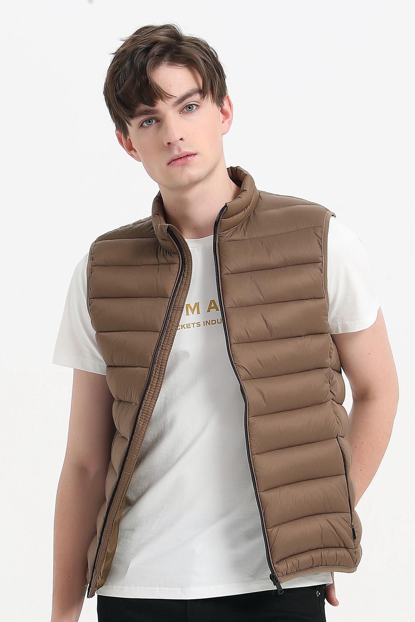 Bodywarmer taupe