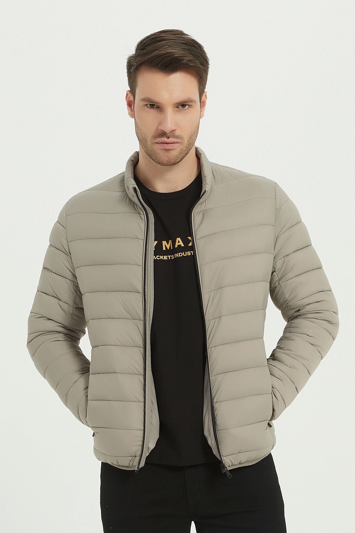 Heren Lichtgewicht Gewatteerde Jas sage