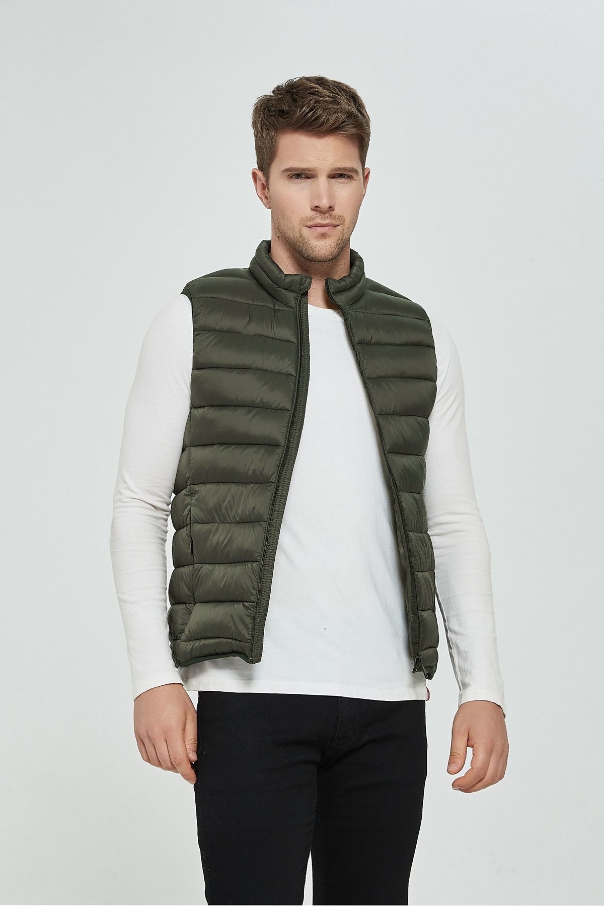 Bodywarmer legergroen