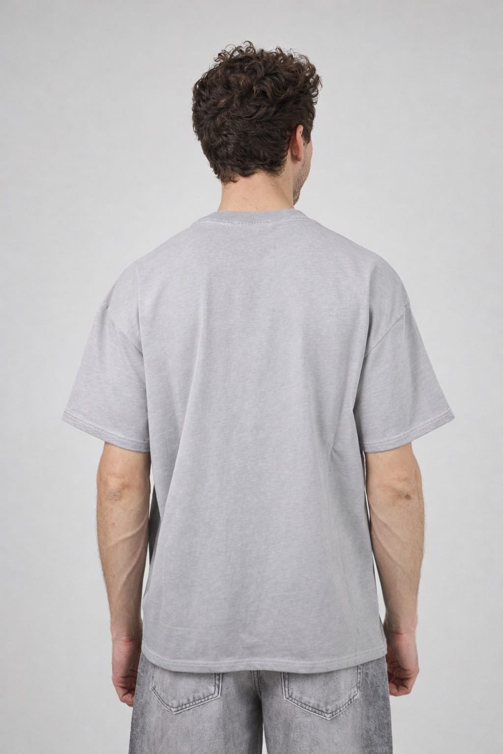 T-shirt Unique licht grijs