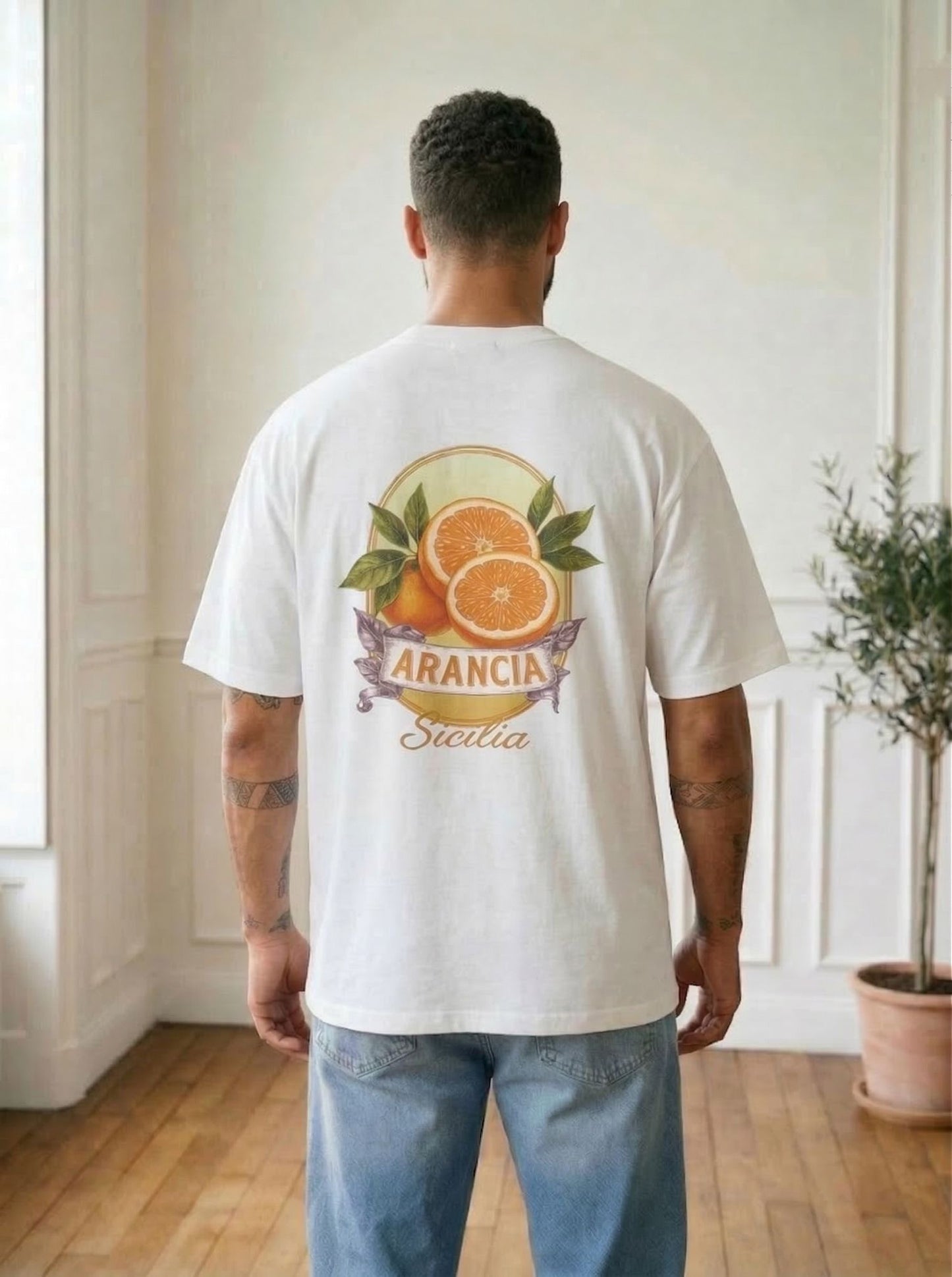 T-shirt met print (zwart)