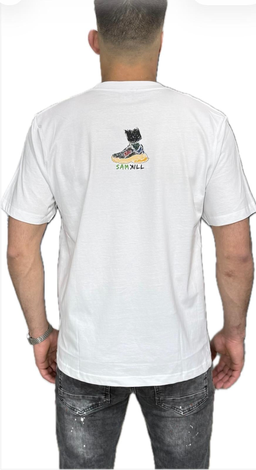 SAMKILL T-SHIRTS WIT
