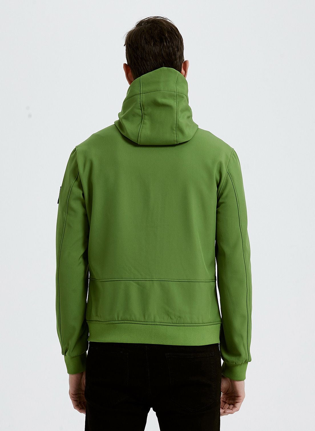 Softshell jas met patch