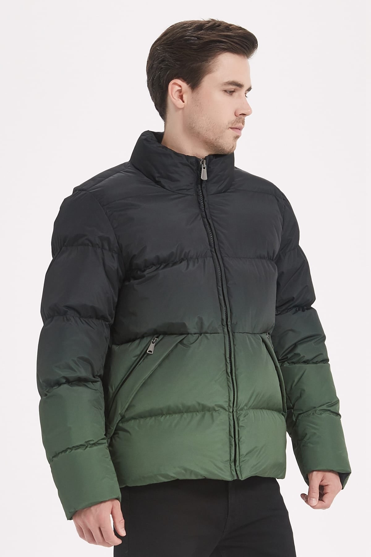 Heren Ombre Pufferjas