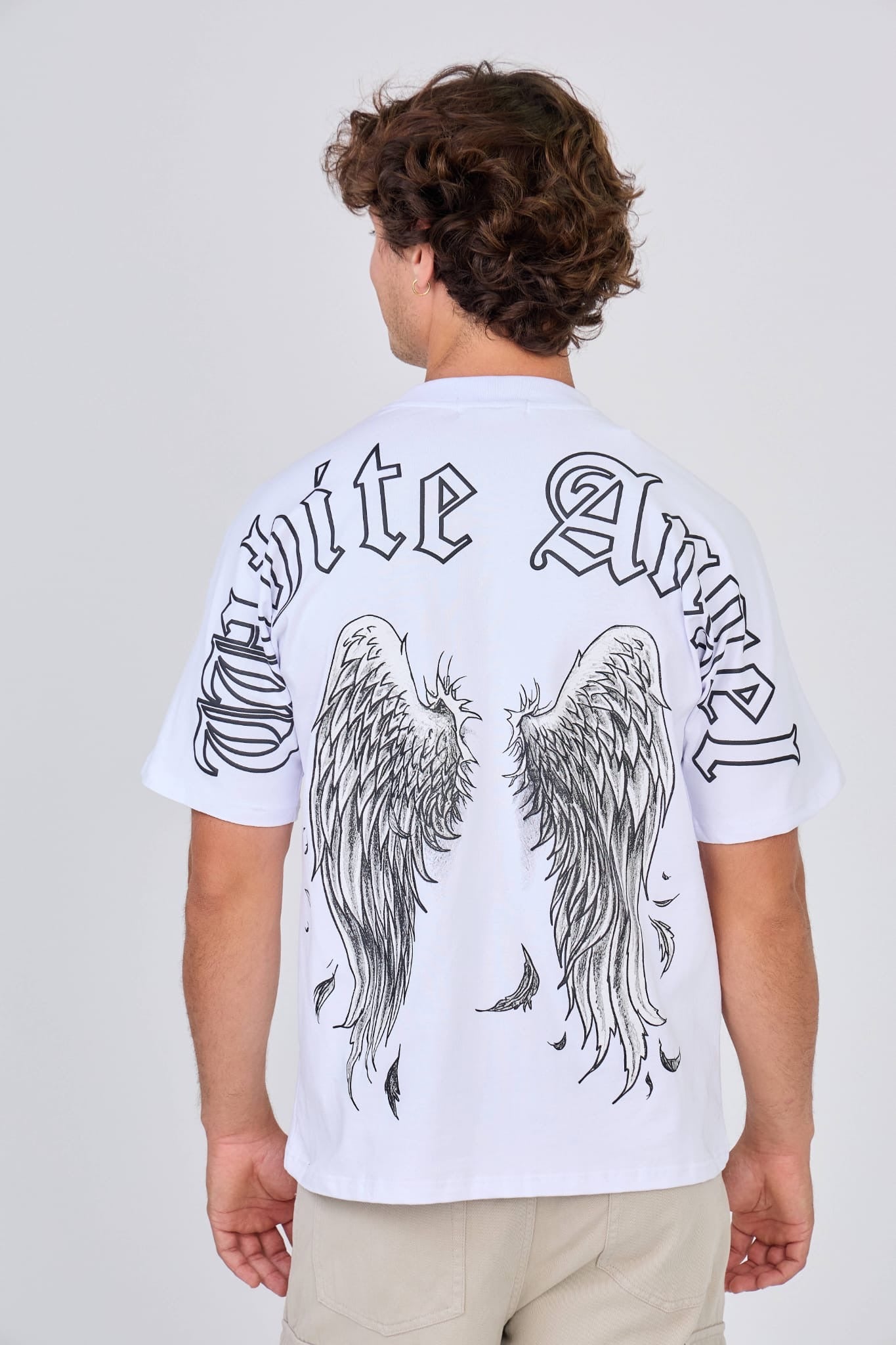White Angel-Samkill-Wit T-shirt