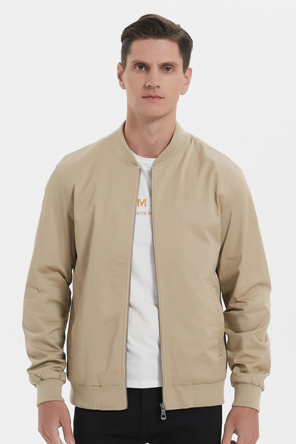 Bomber jacket beige