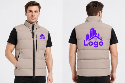 Bodywarmer beige