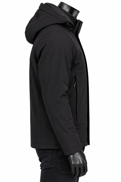 Heren Softshell Jas zwart