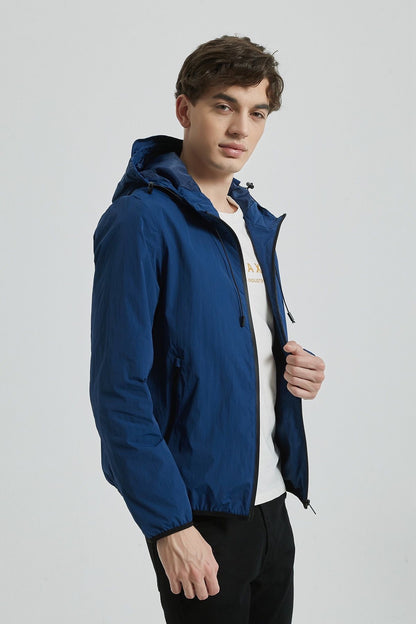 Jas marineblauw