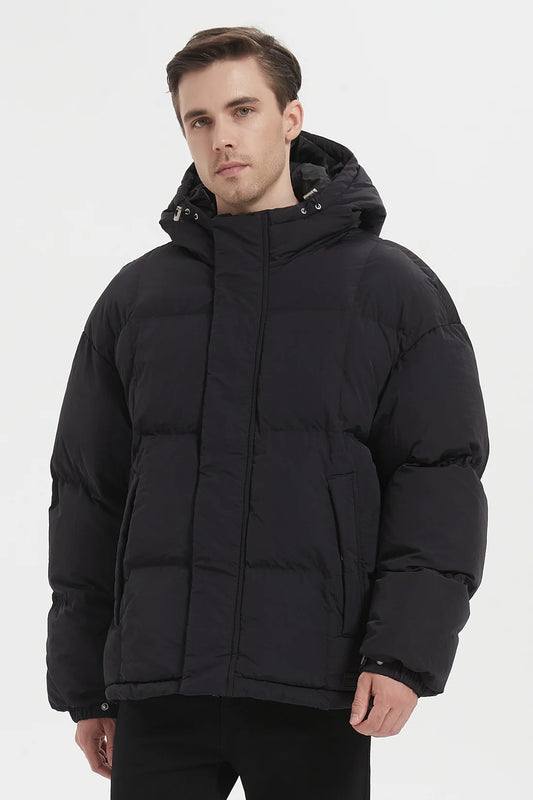 Gewatteerde Panelen Parka black