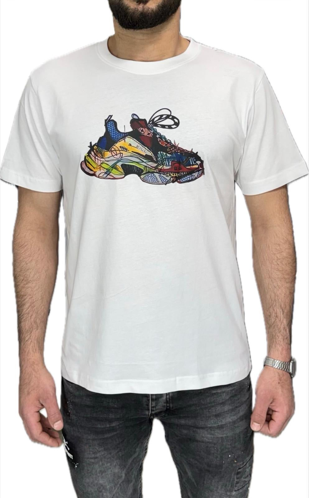 Samkill T-shirt wit