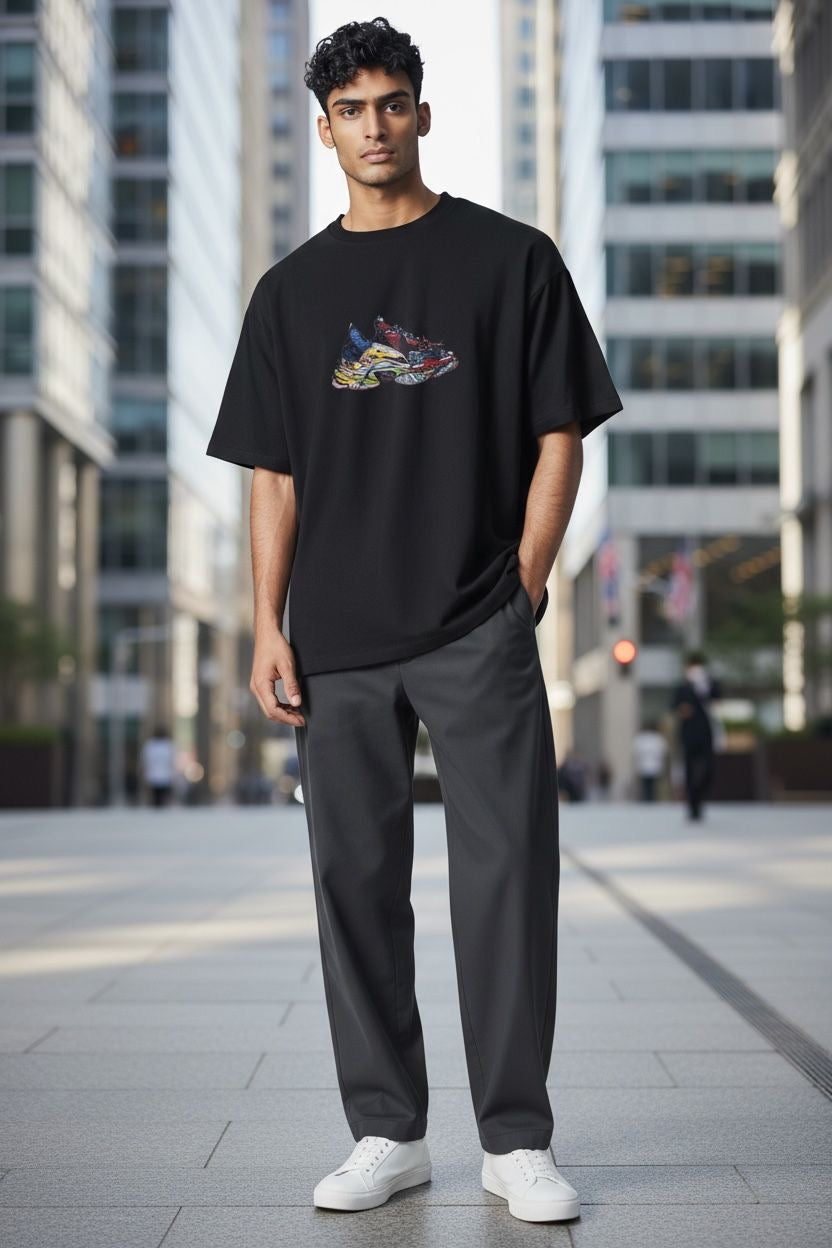 SAMKILL T-SHIRT ZWART
