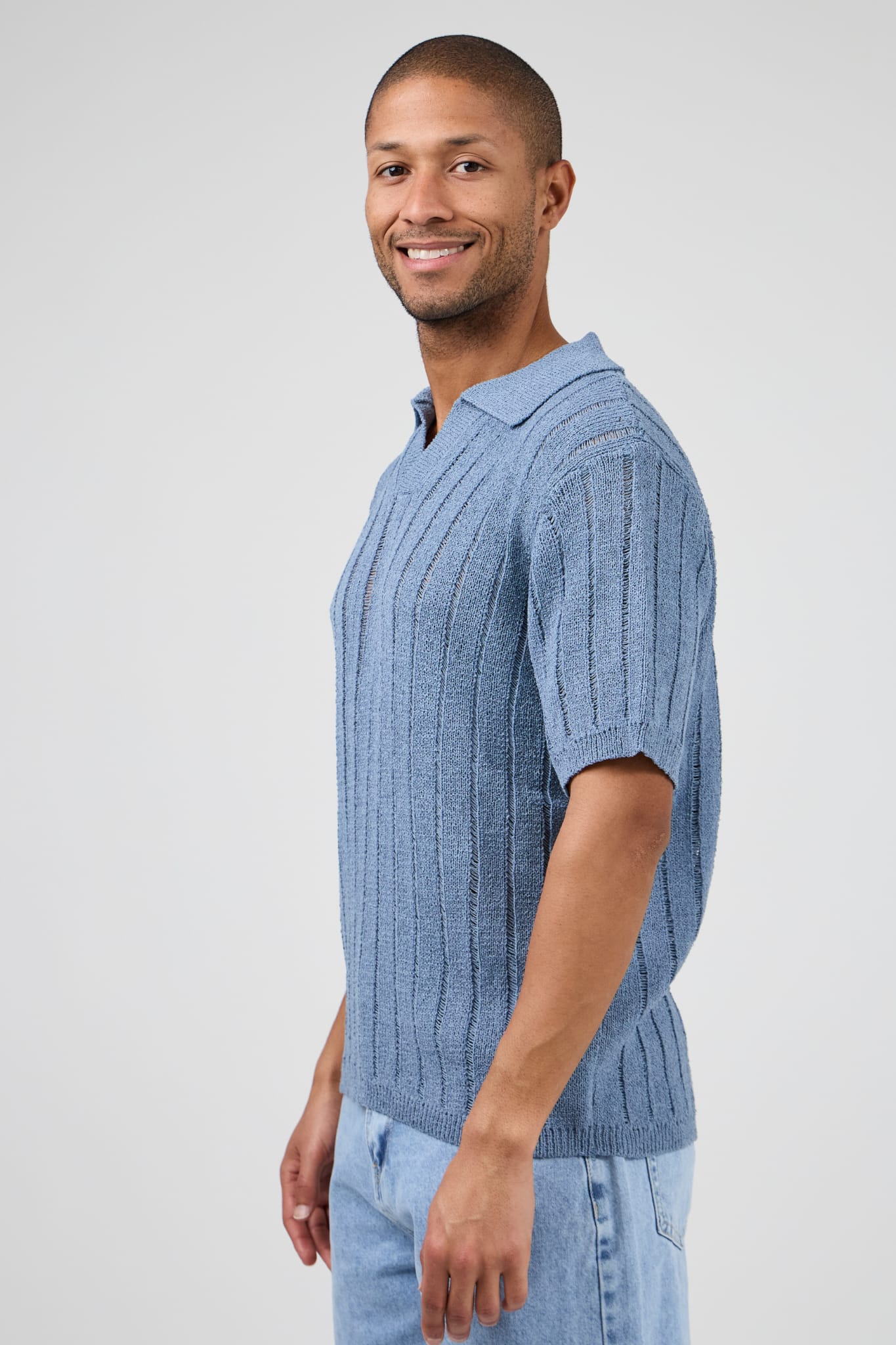 Heren V hals T-shirt (B)