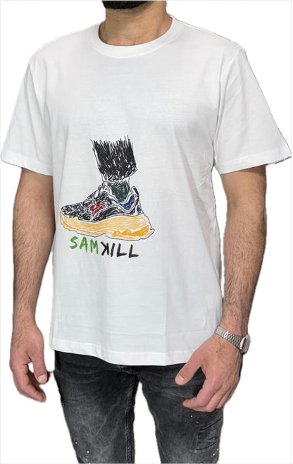 SAMKILL T-SHIRTS WIT