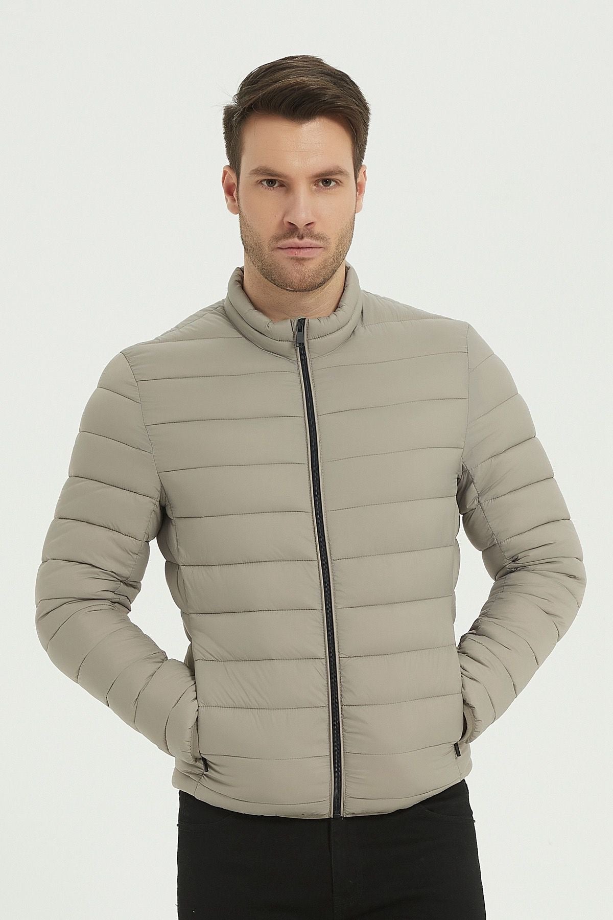 Heren Lichtgewicht Gewatteerde Jas sage