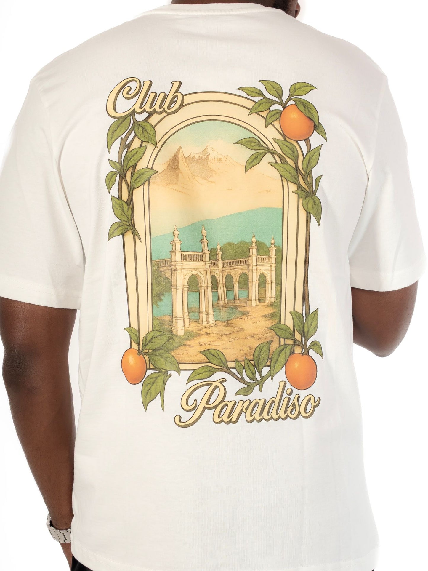 T-shirt palazzo (wit)