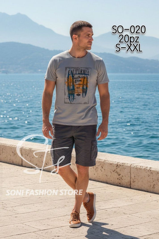 Grijse t-shirt Samkill giovanile