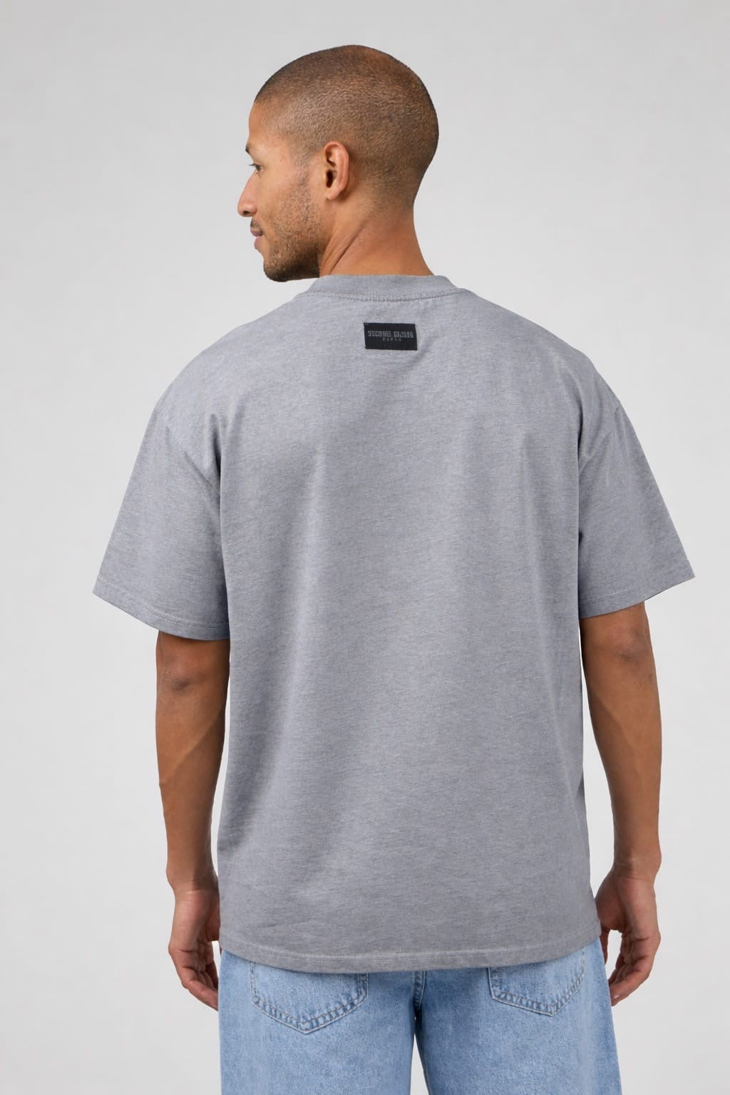 T-shirt licht grijs