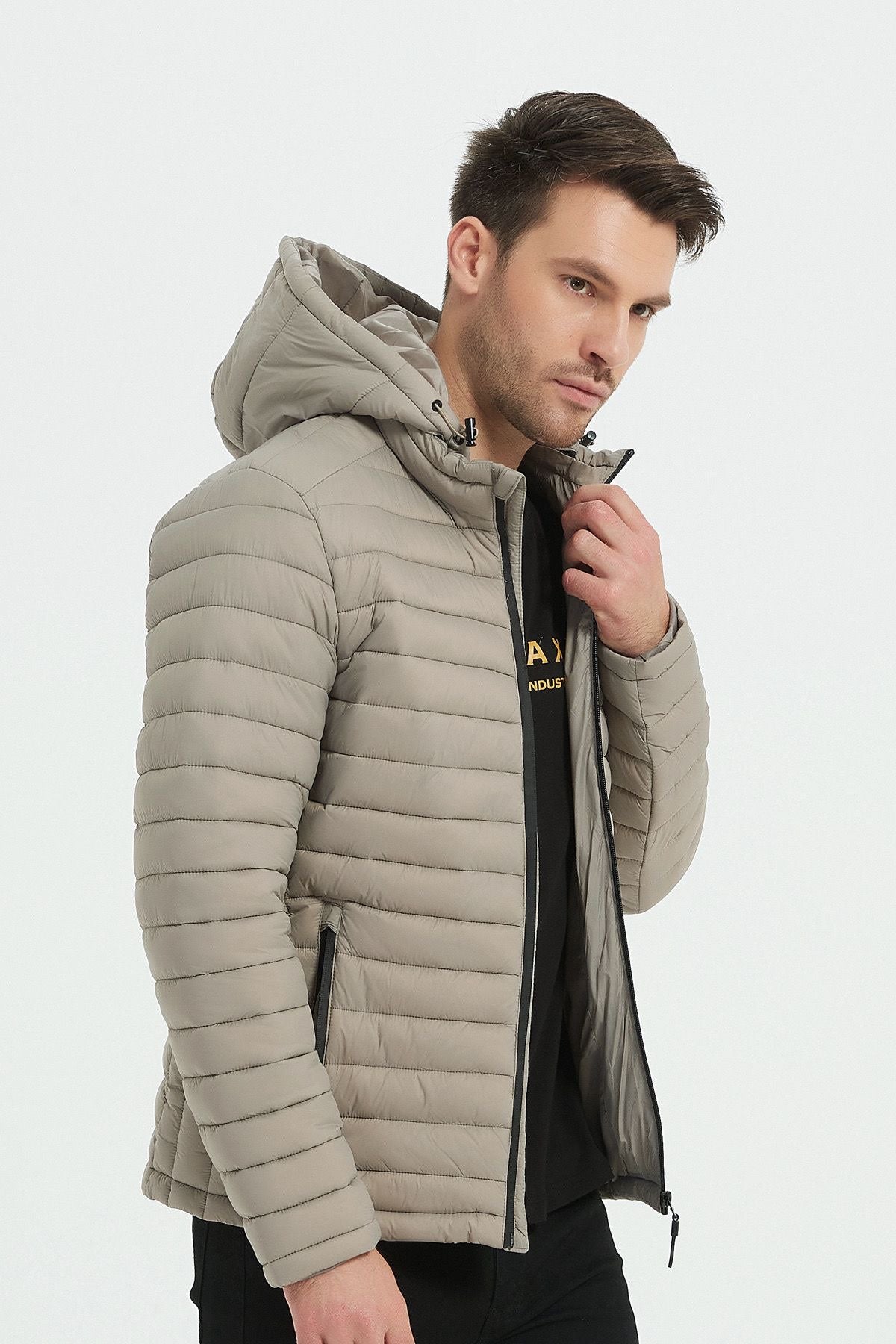 Mannenjas beige