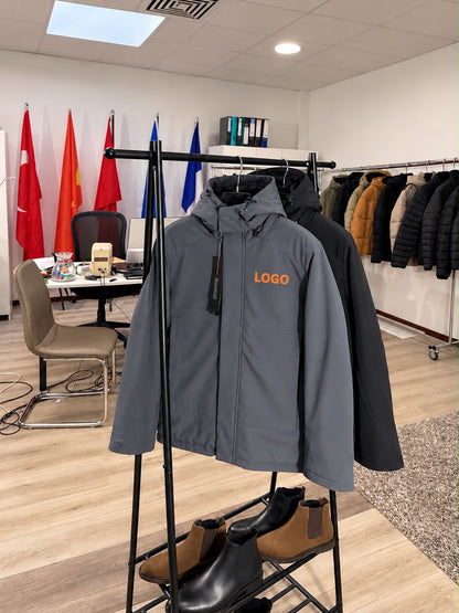 Softshell jas met logo