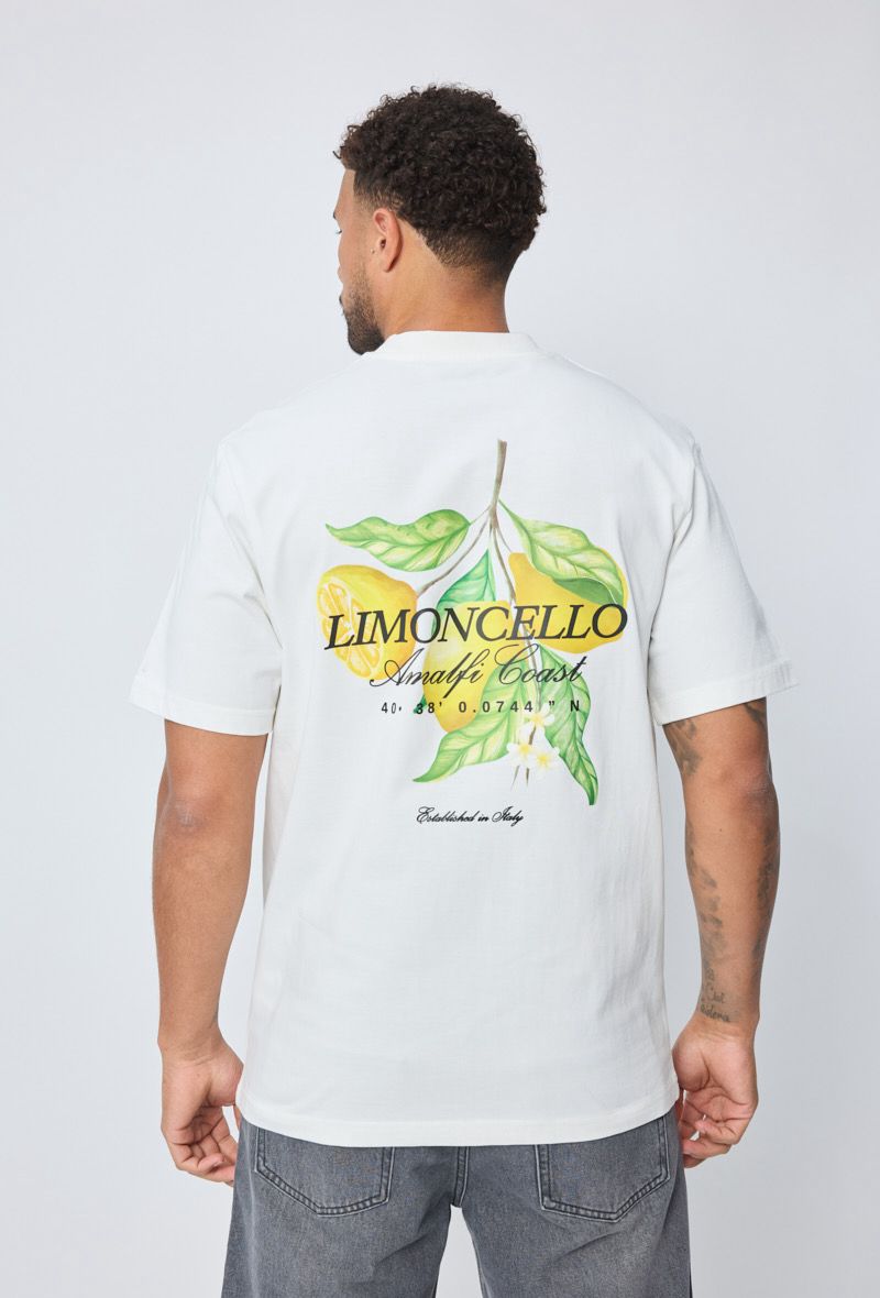 T-shirt met print Limoncello
(beige)
