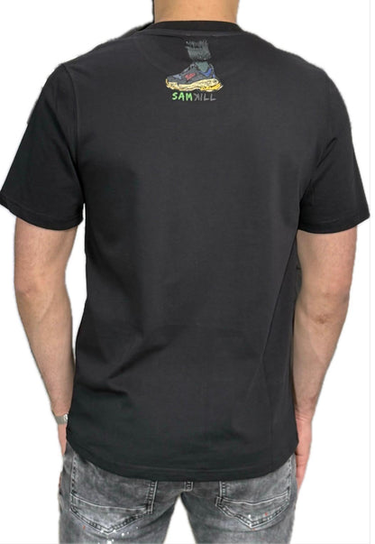 SAMKILL T-SHIRT ZWART
