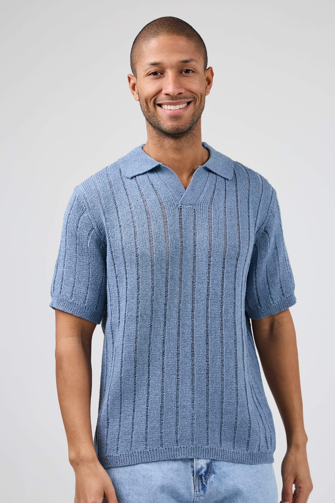 Heren V hals T-shirt (B)