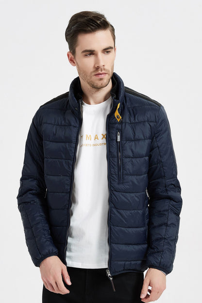 Heren jas donkerblauw