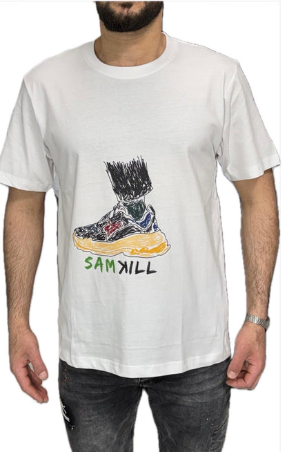 SAMKILL T-SHIRTS WIT