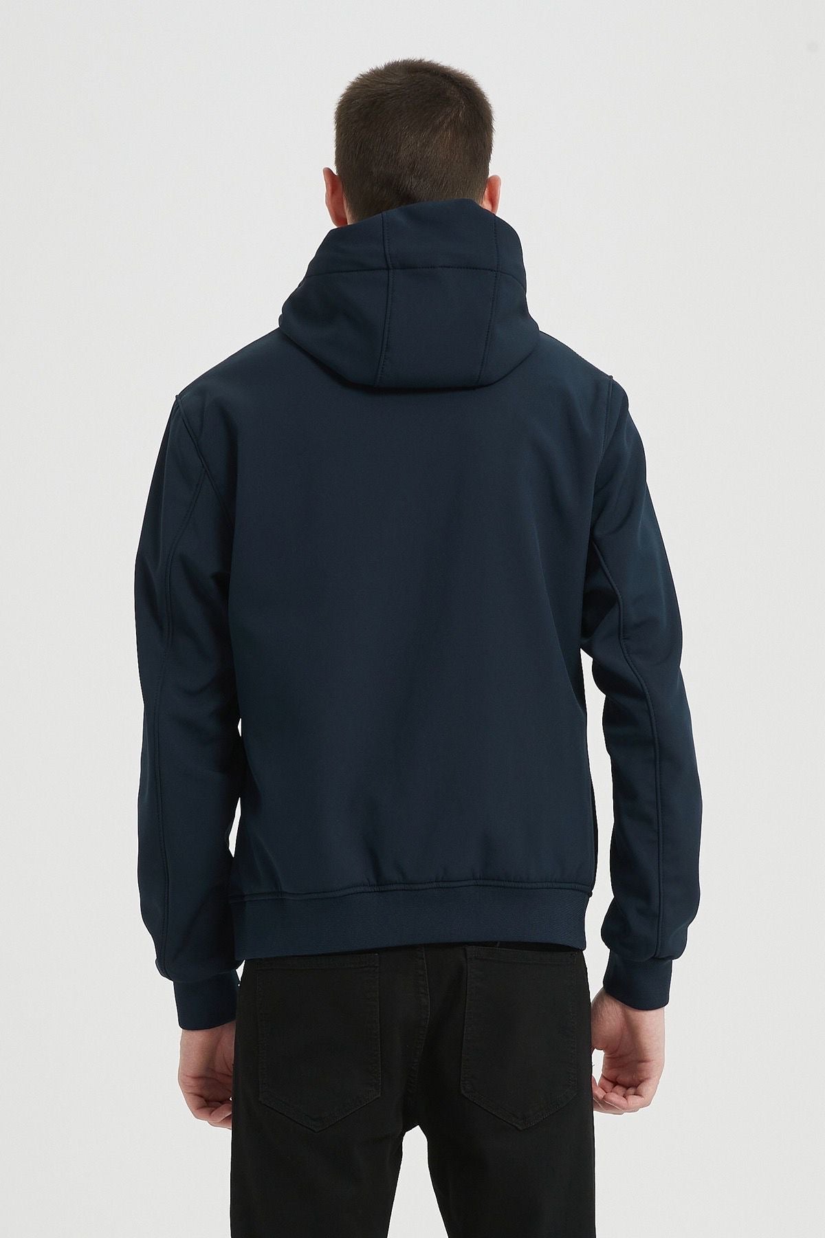 Softshell jas donkerblauw
