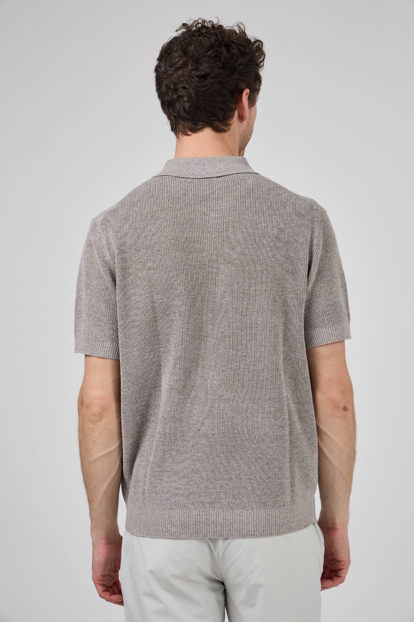 Polo shirt taupe