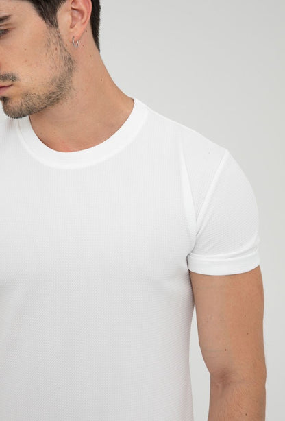 Witte strak t- shirt samkill