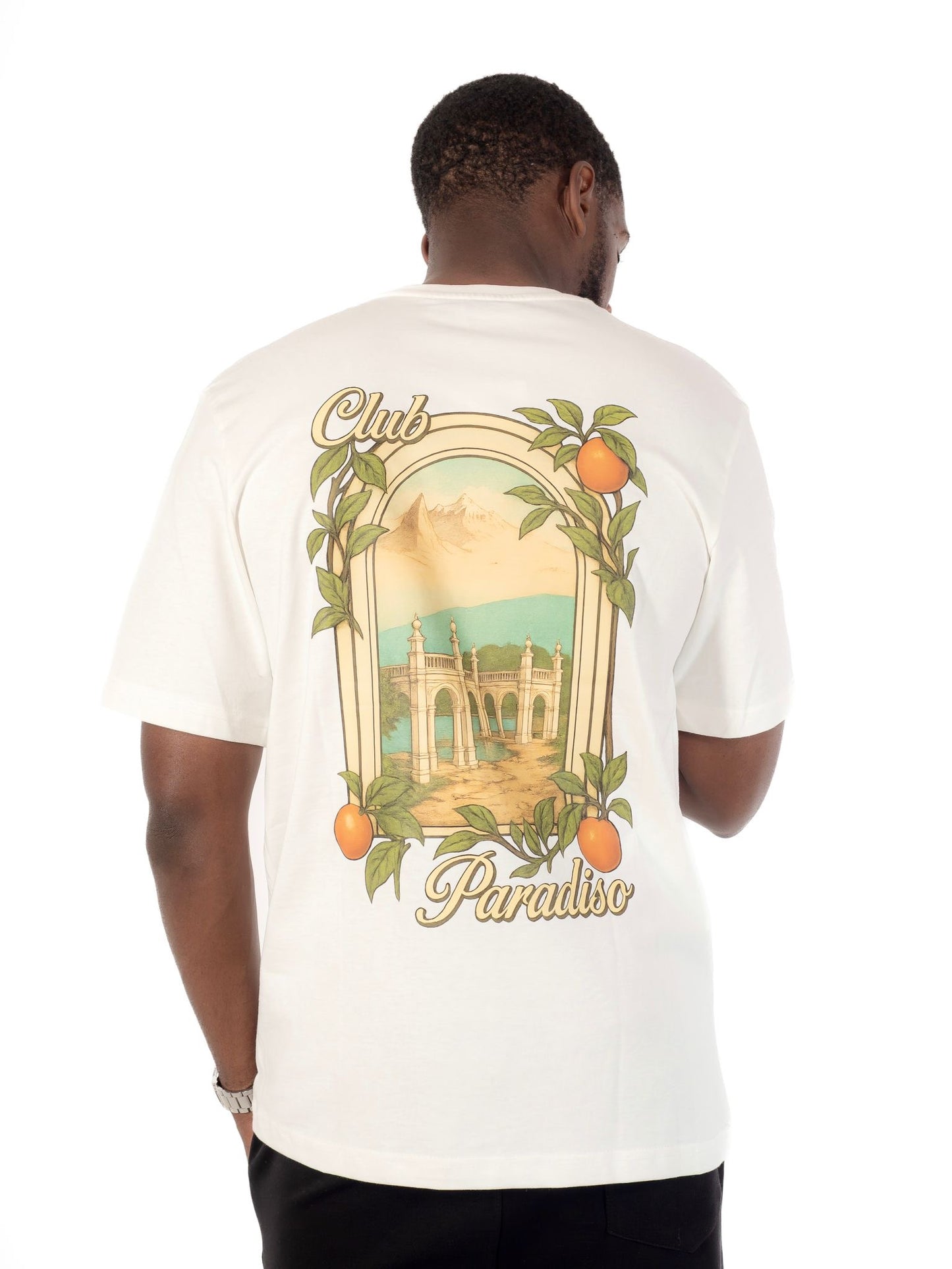 T-shirt paradise (gebroken wit)