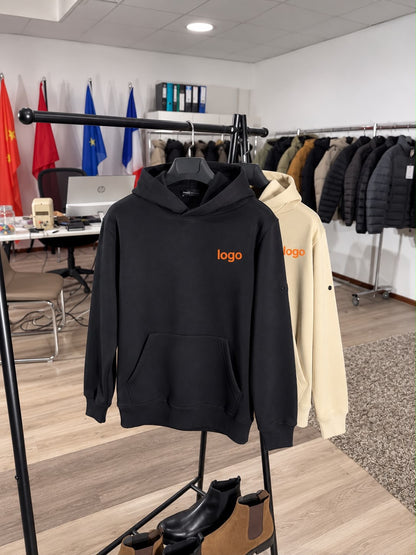 Hoodie met bedrijfslogo