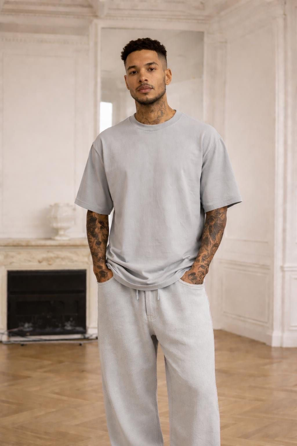 T-shirt oversized beige