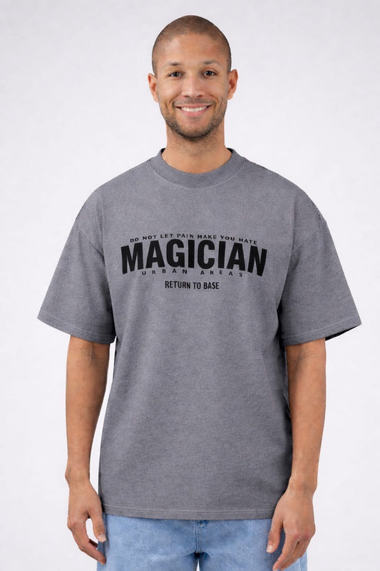 T-shirt donker grijs