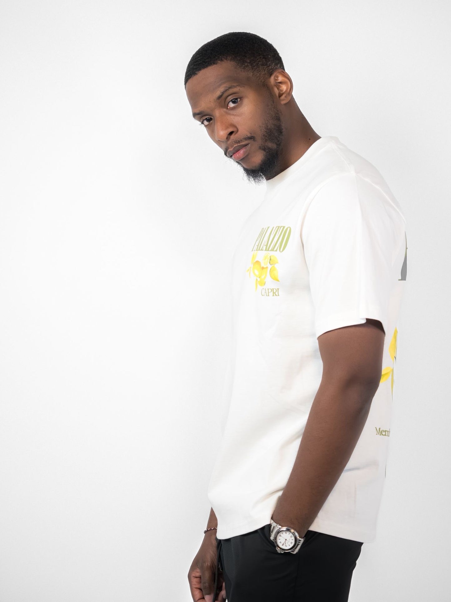 T-shirt paradise (gebroken wit)