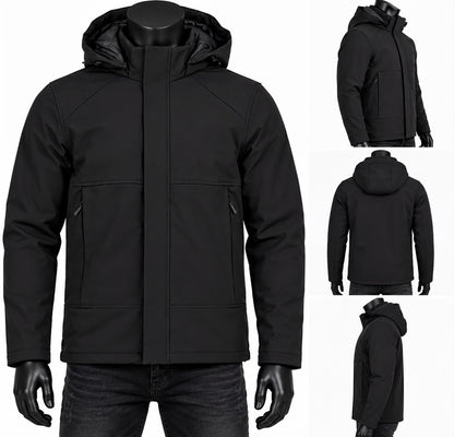 Heren Softshell Jas zwart