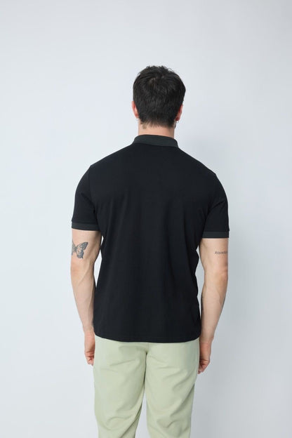 Polo korte mouwen (zwart)