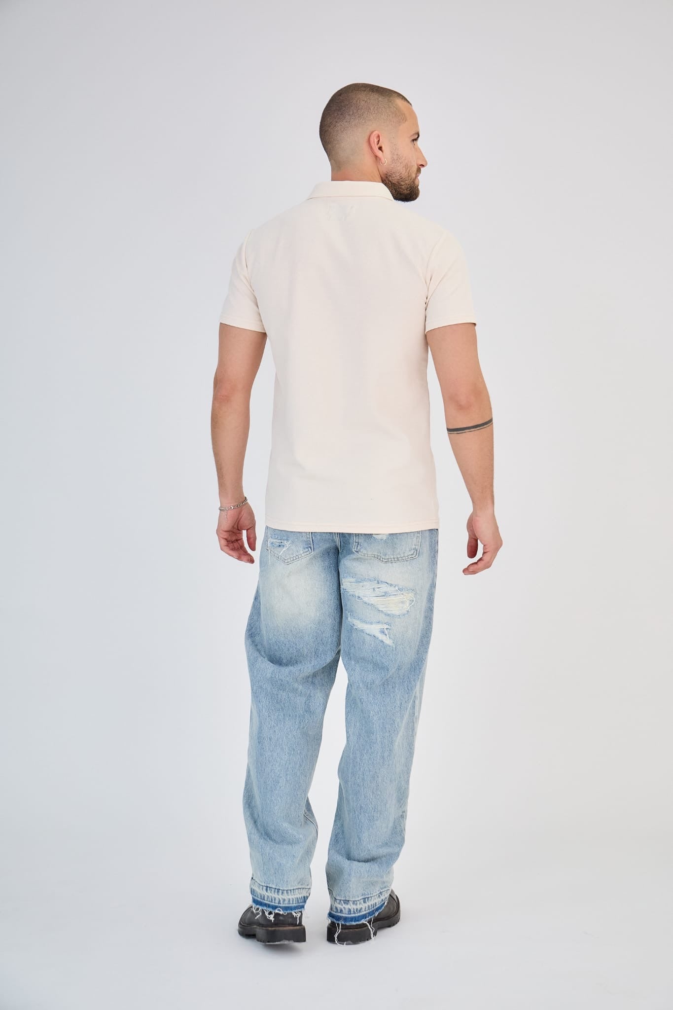 V T-shirt (beige)