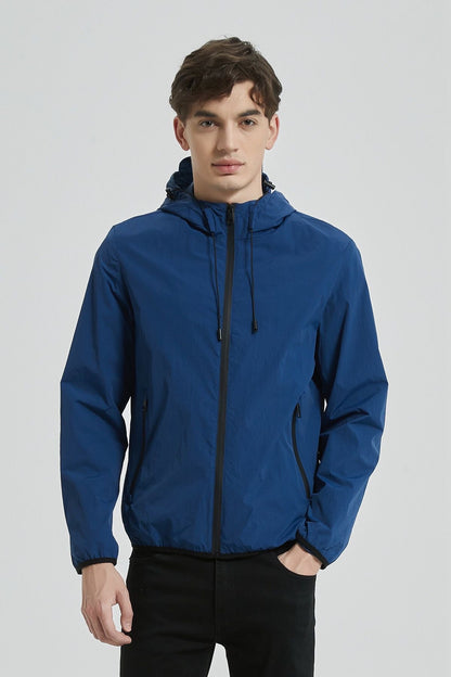 Jas marineblauw