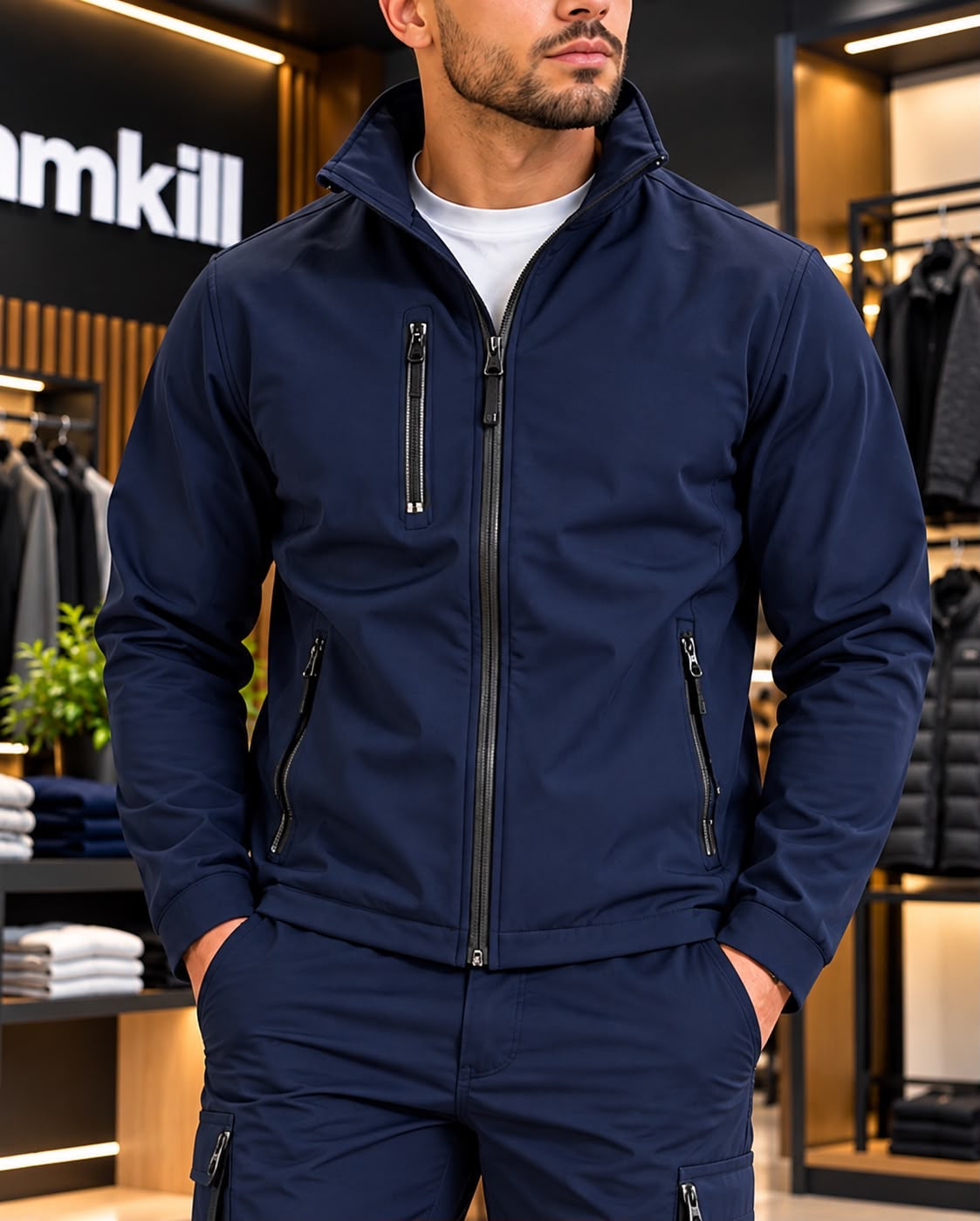 Werkkleding softshell jas met logo