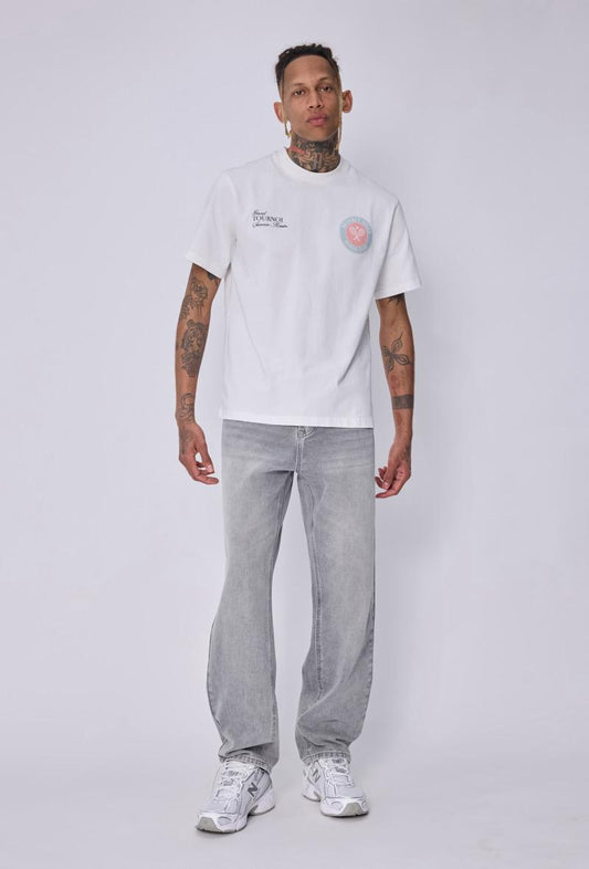T-shirt met M-print (W)